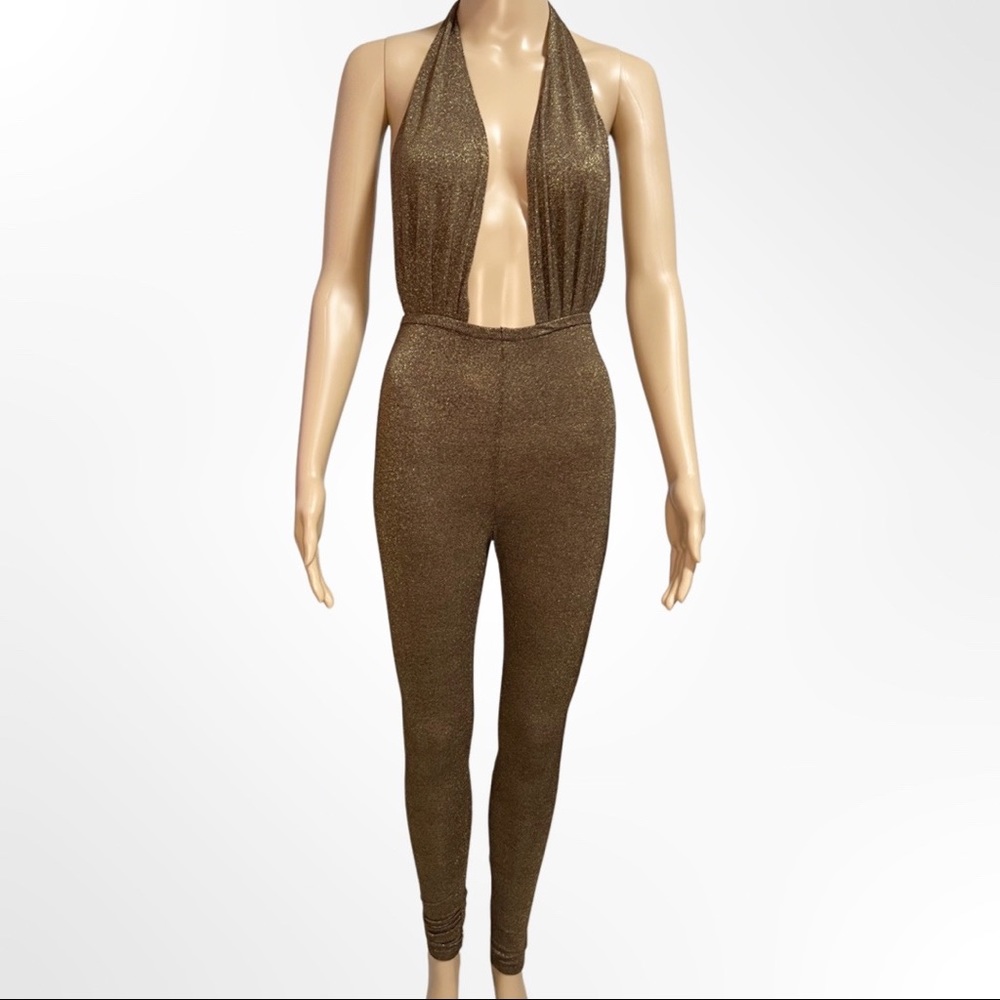 Angel Brinks Bronze Jumpsuit 🤎